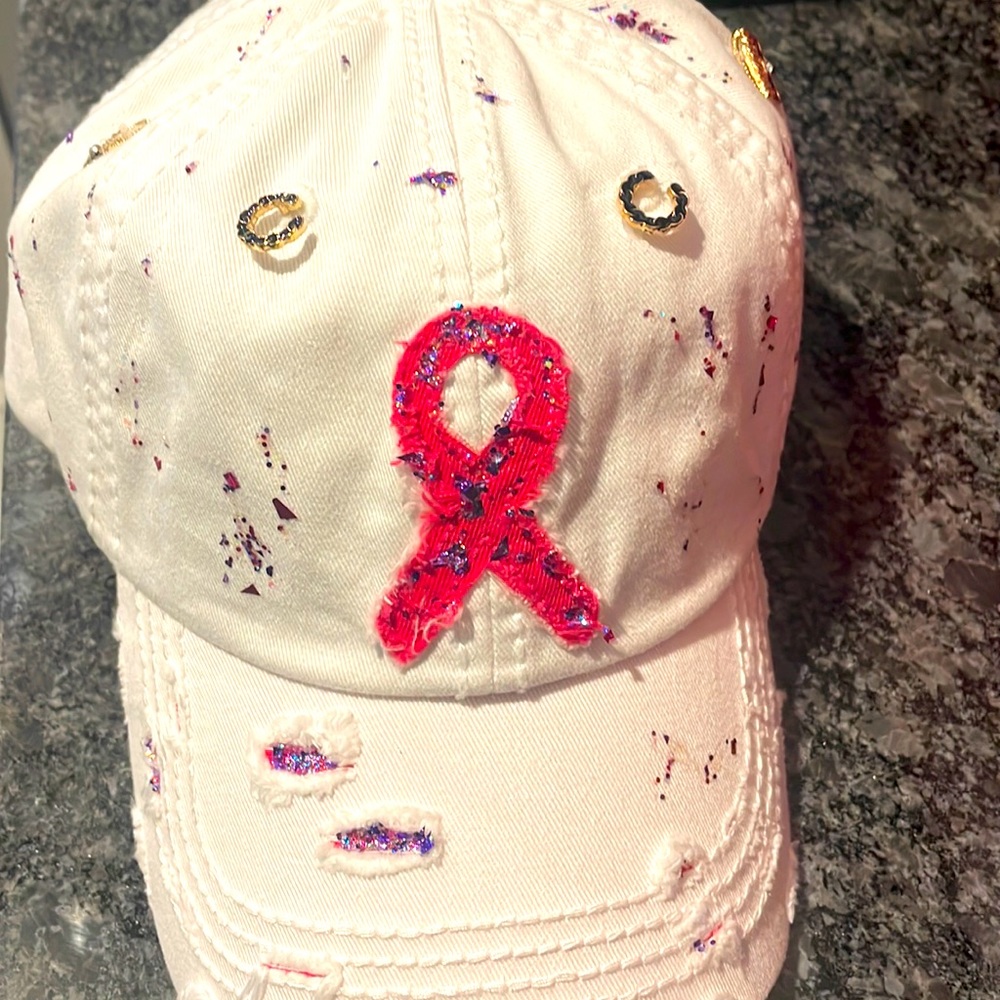 Custom pink cap